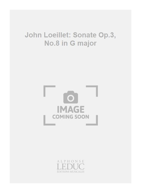 Sonate Op.3, n° 8 en sol majeur