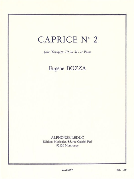 Caprice n° 2 For Trumpet and Piano