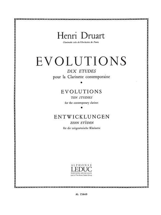 Evolutions -10 Etudes