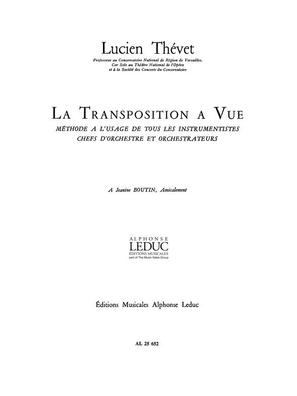 Transposition a Vue