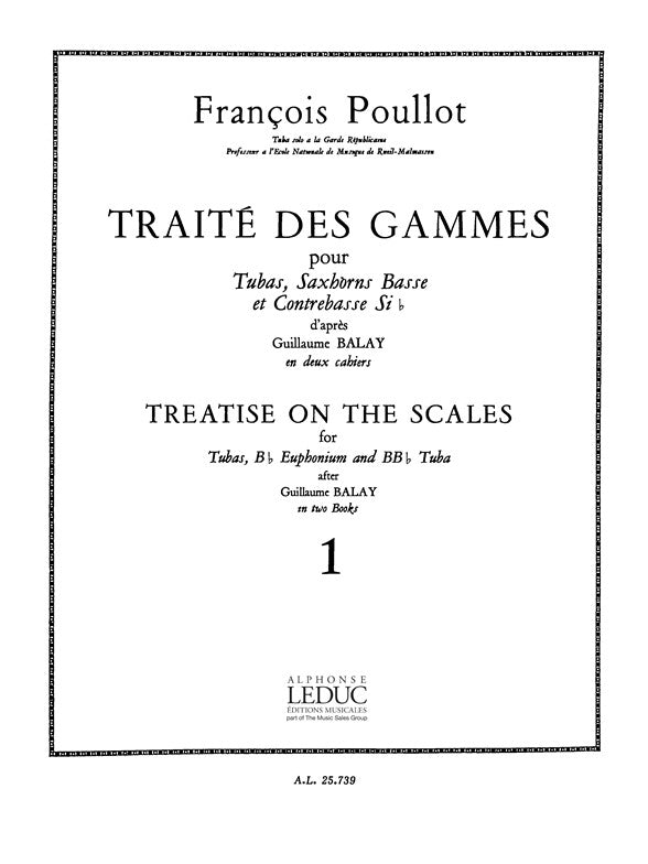 Traité des Gammes pour Tubas - Volume 1
