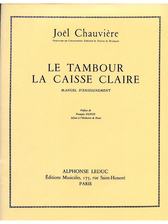 Le Tambour, la Caisse claire