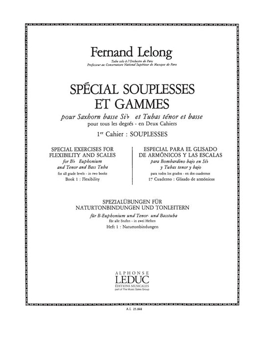 Spécial Souplesses et Gammes - 1er Cahier