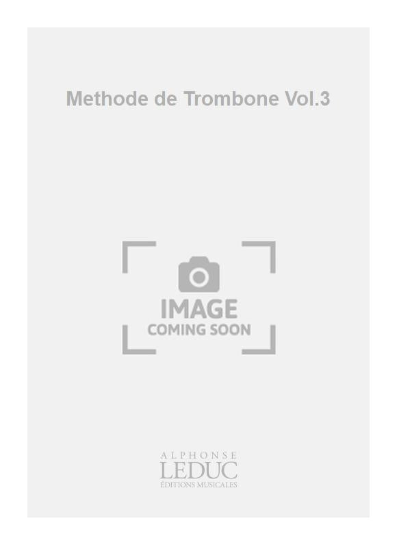 Methode de Trombone Volume 3