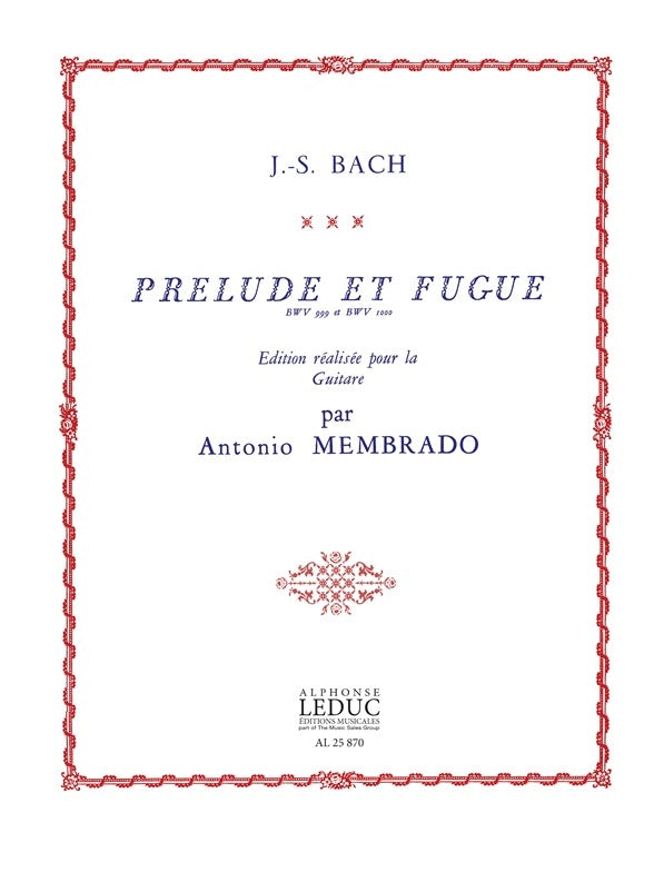 Prélude BWV999 & Fugue BWV1000