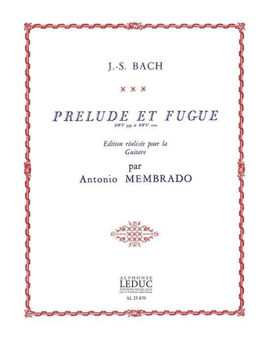 Prélude BWV999 & Fugue BWV1000