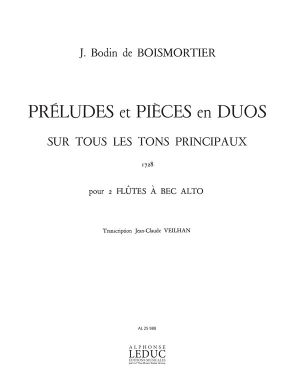 Préludes et Pièces en Duos