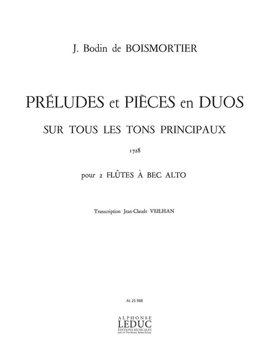 Préludes et Pièces en Duos