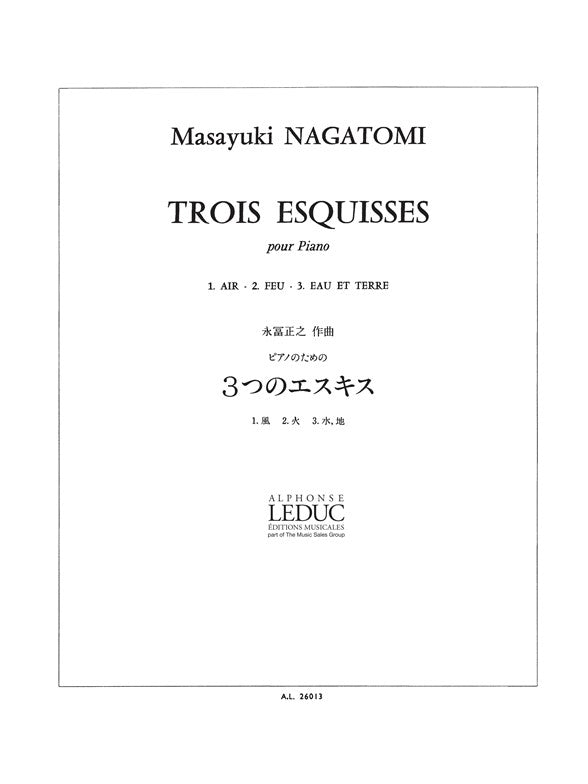 3 Esquisses pour piano
