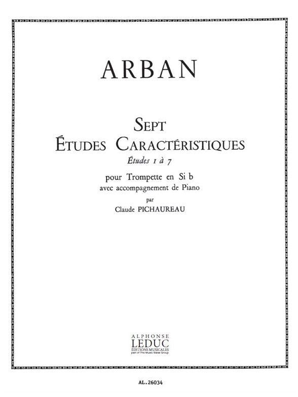 7 Etudes Caracteristiques