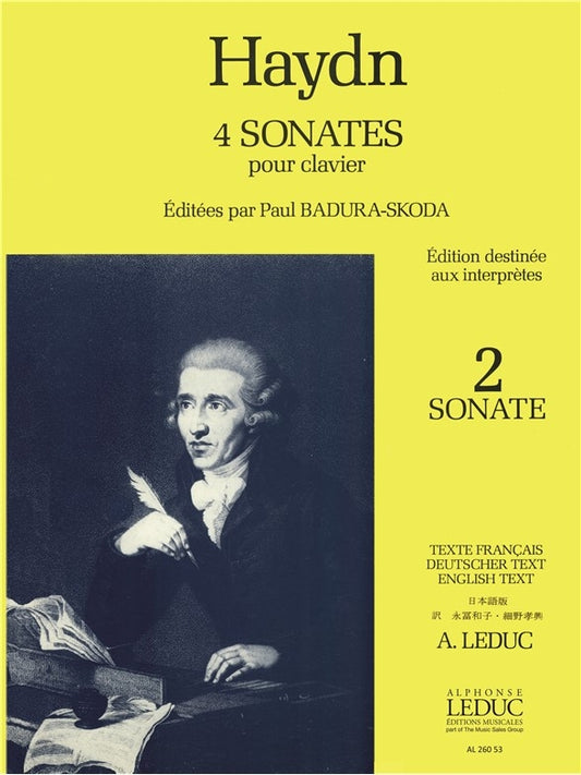 Sonate n°2 Extrait de 4 Sonates Hob.16