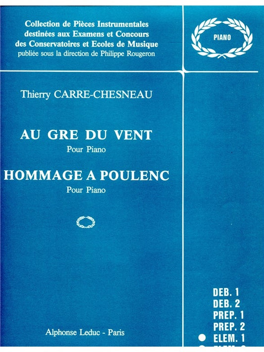 Au Gré Du Vent Et Hommage À Poulenc