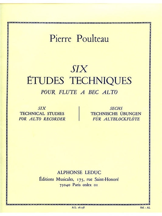 6 Etudes Techniques