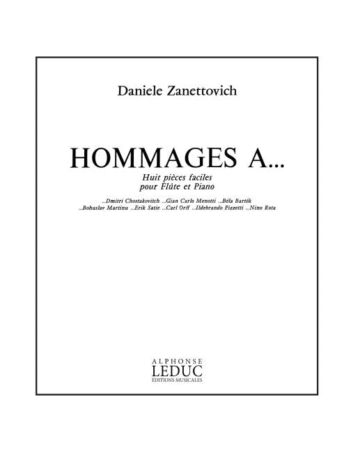 Hommage À....(8 Pièces Faciles)