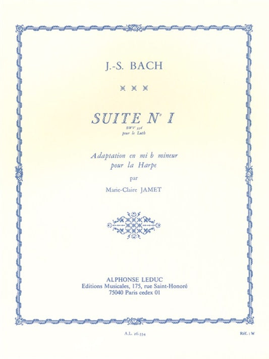 Suite n° 1 BWV 996 for Lute Adapted
