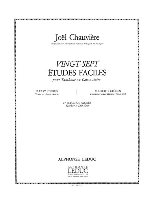 27 Etudes Faciles