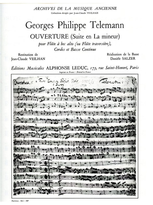 Suite en la mineur Viola Part