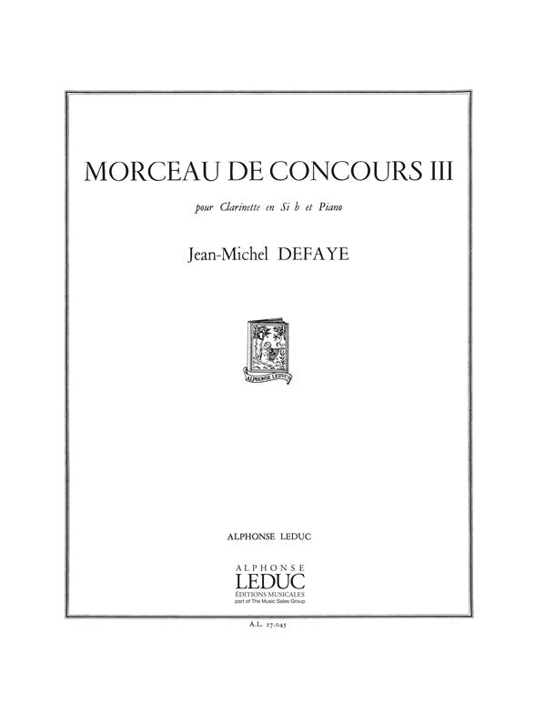Morceau De Concours III