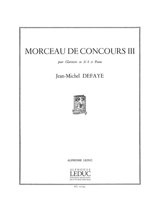 Morceau De Concours III