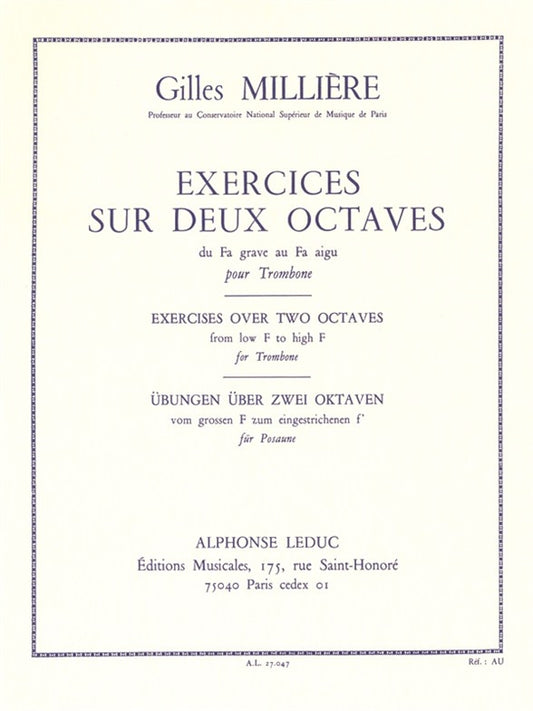 Exercices sur deux octaves