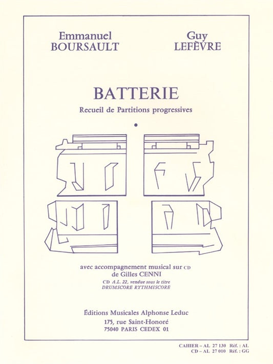 Batterie - Receuil De Partitions Progressives