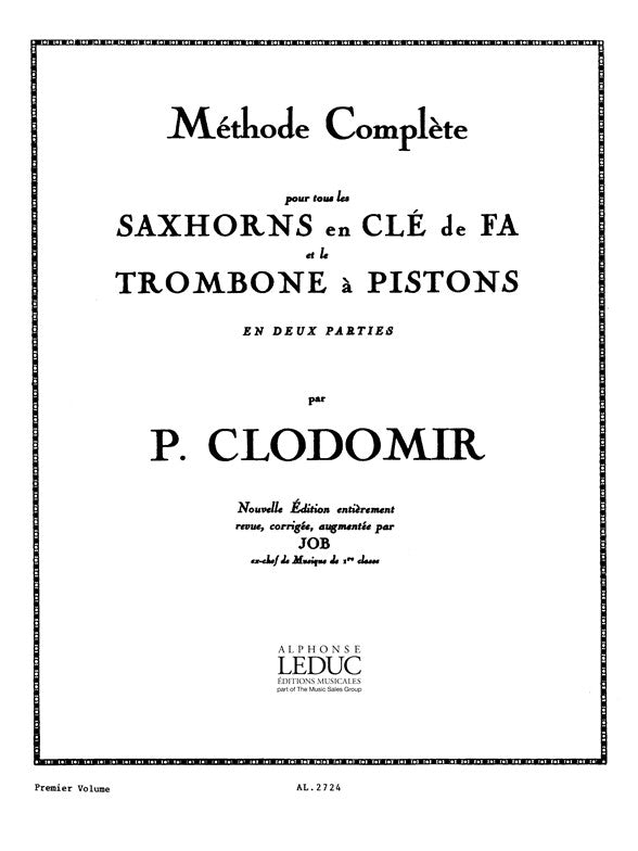 Méthode complete pour le Saxhorn en F