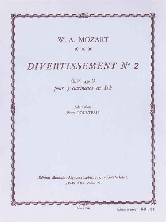 Divertissement n° 2 K439b