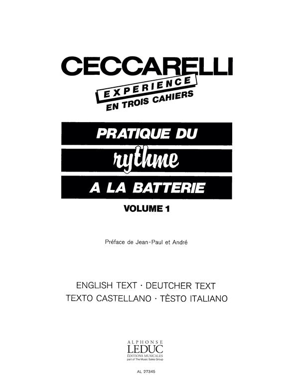 Ceccarelli-Experience Volume 1
