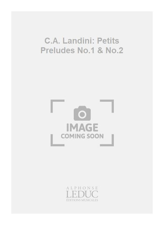 Petits Préludes n° 1 & n° 2