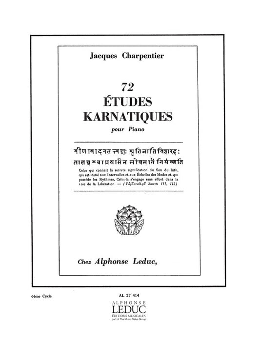 74 Études Karnatiques Cycle 06