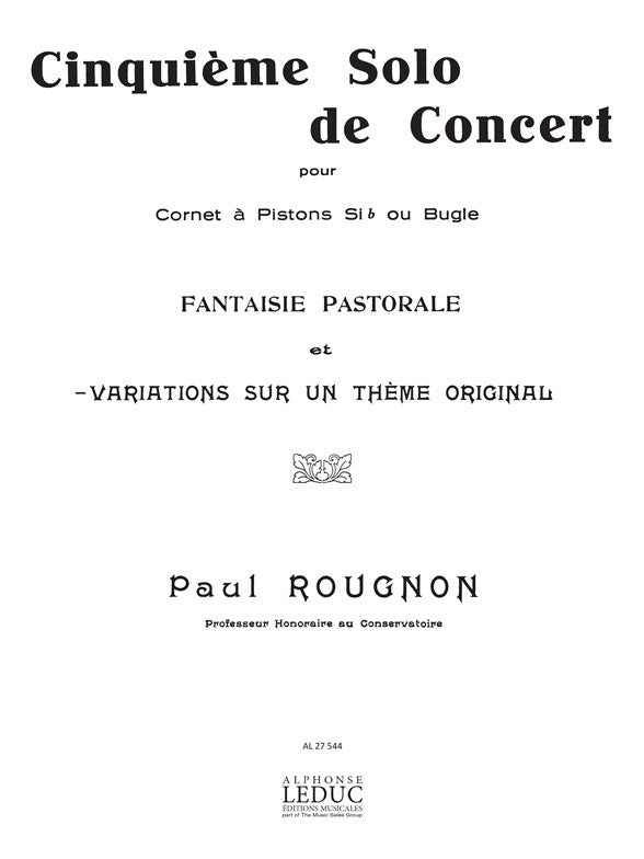 5e Solo De Concert