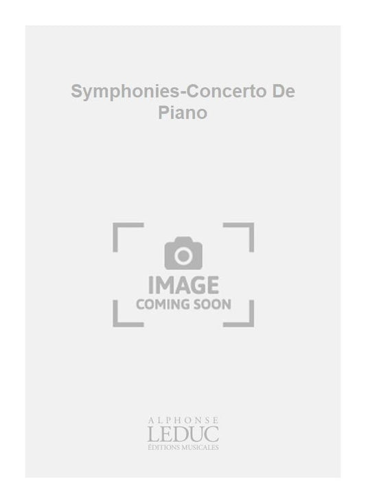 Symphonies-Concerto De Piano