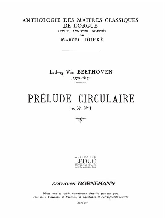 Prélude circulaire Op.39, n° 1