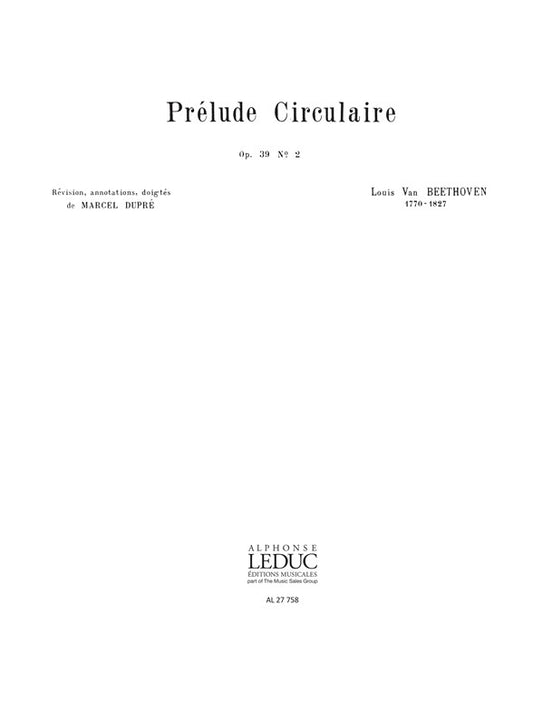 Prélude circulaire Op.39, n° 2