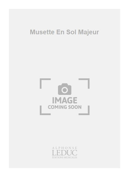Musette En Sol Majeur