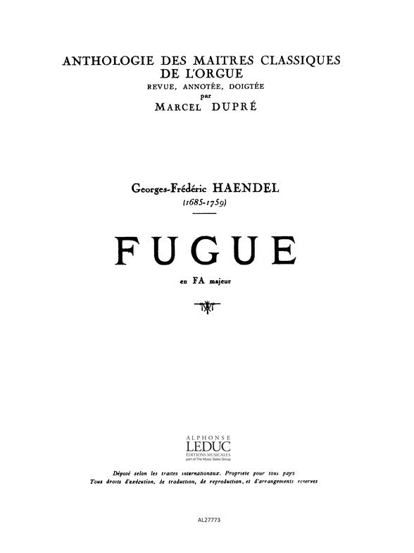Fugue en fa majeur