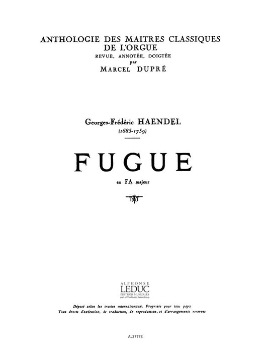 Fugue en fa majeur