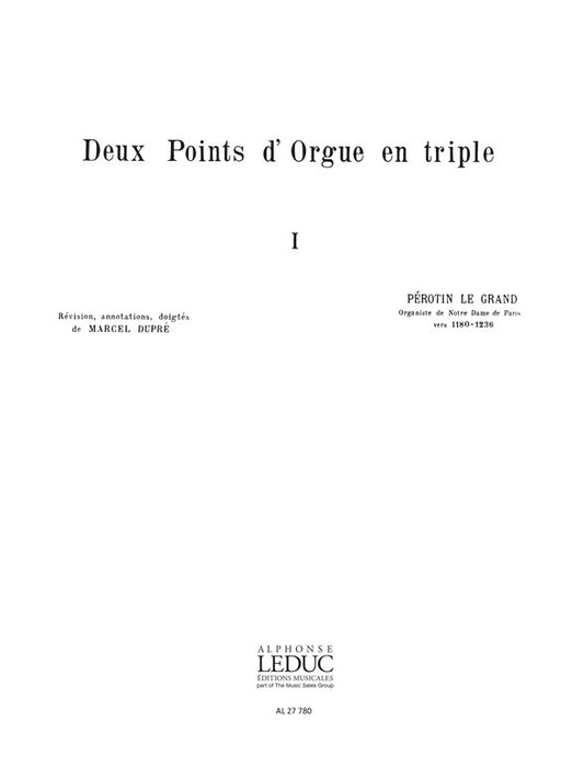 2 Points D'Orgue En Triple