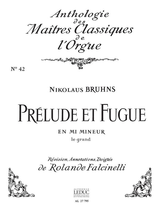 Prélude Et Fugue En Mi Mineur