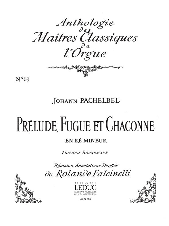 Prélude, Fugue et Chaconne en ré mineur