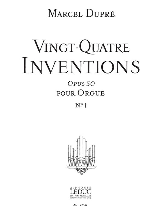 24 Inventions Op.50 Volume 1 (Nos.1 - 12)