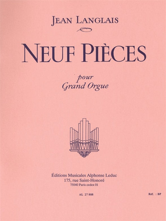 9 Pieces pour Grand Orgue