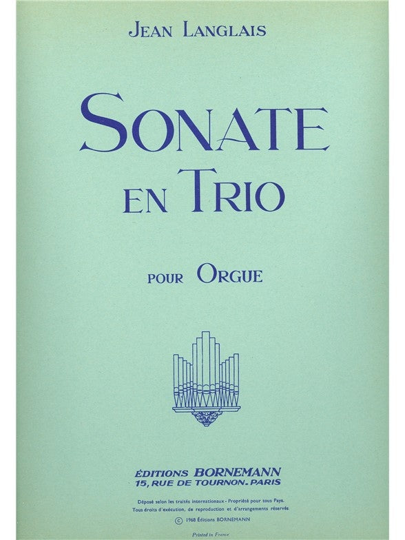 Sonate En Trio