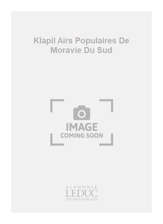Airs Populaires De Moravie Du Sud