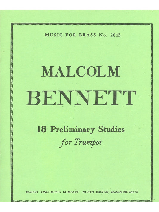 18 Preliminary études