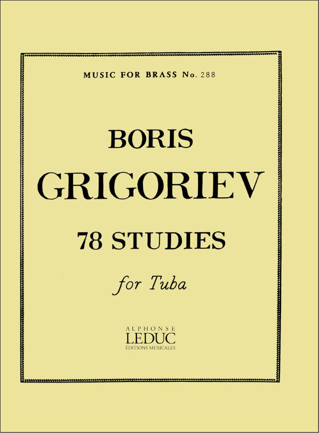 78 études for Tuba