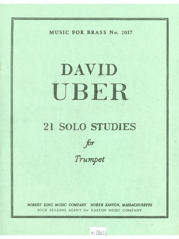 21 Solo études