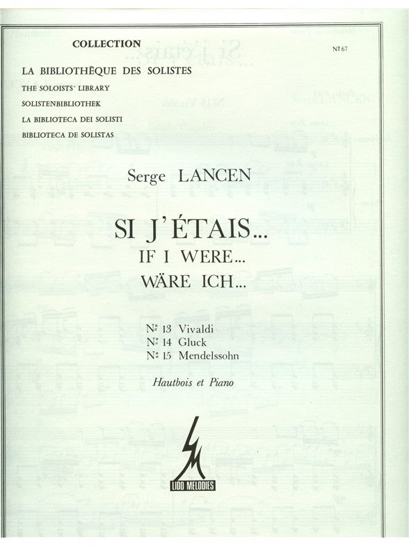 Si J'Étais Nos.13 - 15