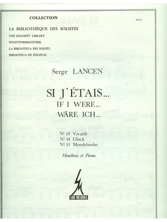 Si J'Étais Nos.13 - 15