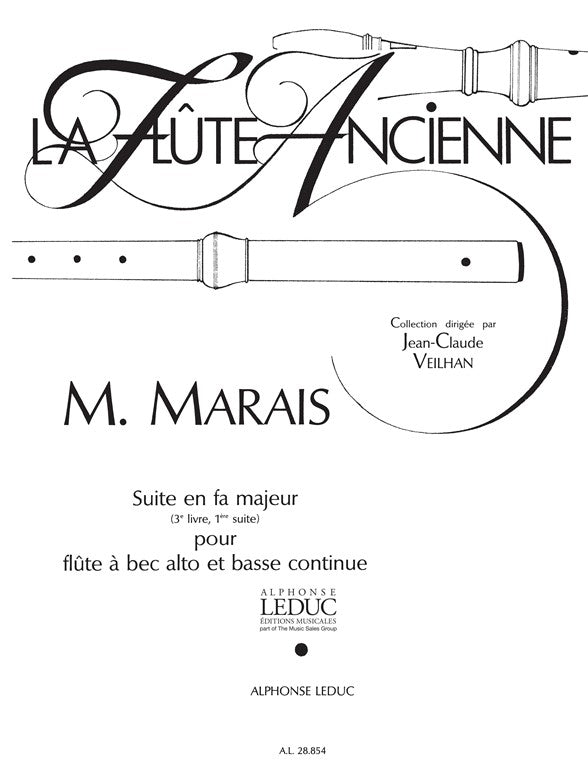 Suite en fa majeur Treble Recorder & BC